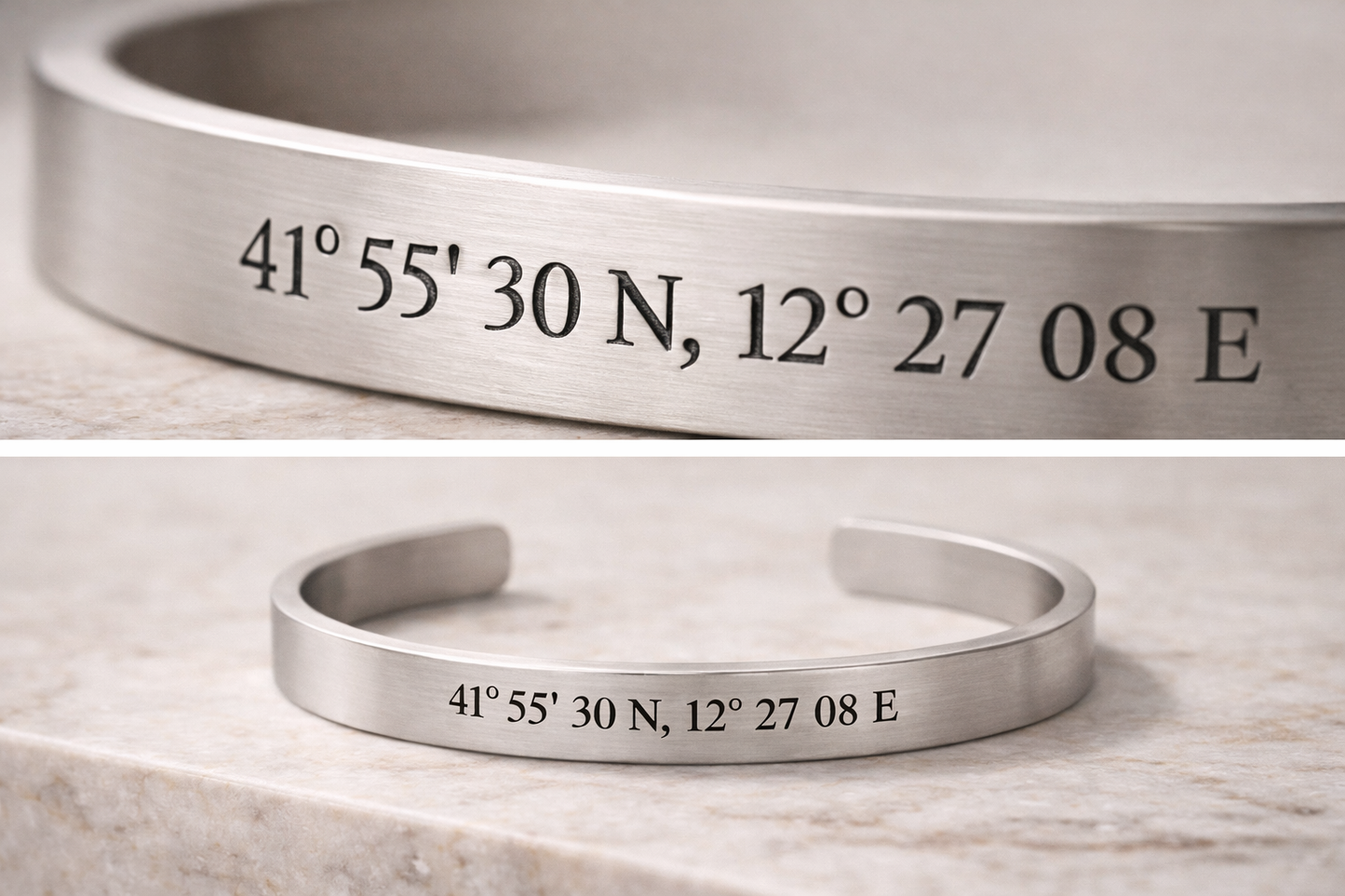 Bracciale incisione personalizzata