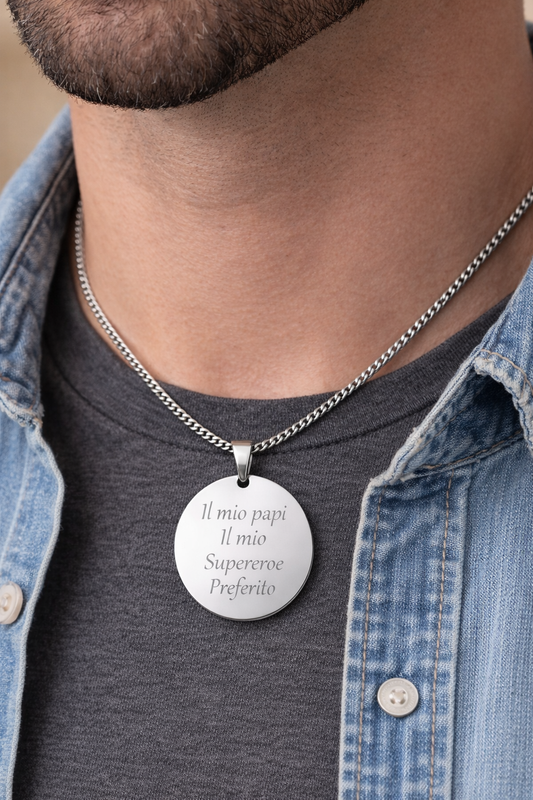Collana personalizzata Tondo