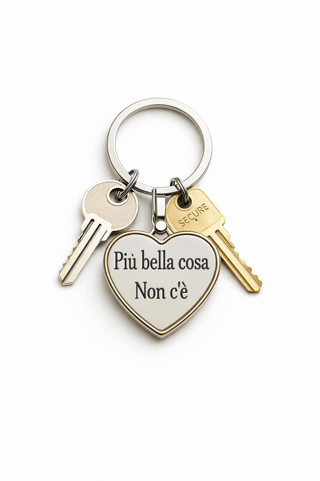 Portachiavi Cuore Personalizzato