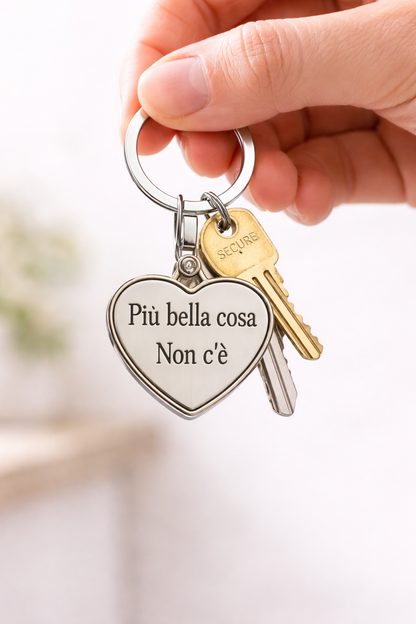 Portachiavi Cuore Personalizzato