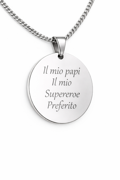 Collana personalizzata Tondo