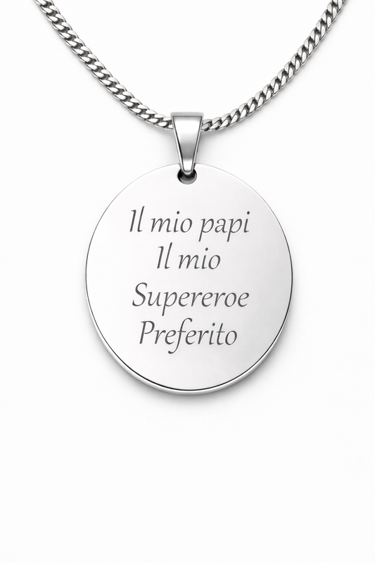 Collana personalizzata Tondo