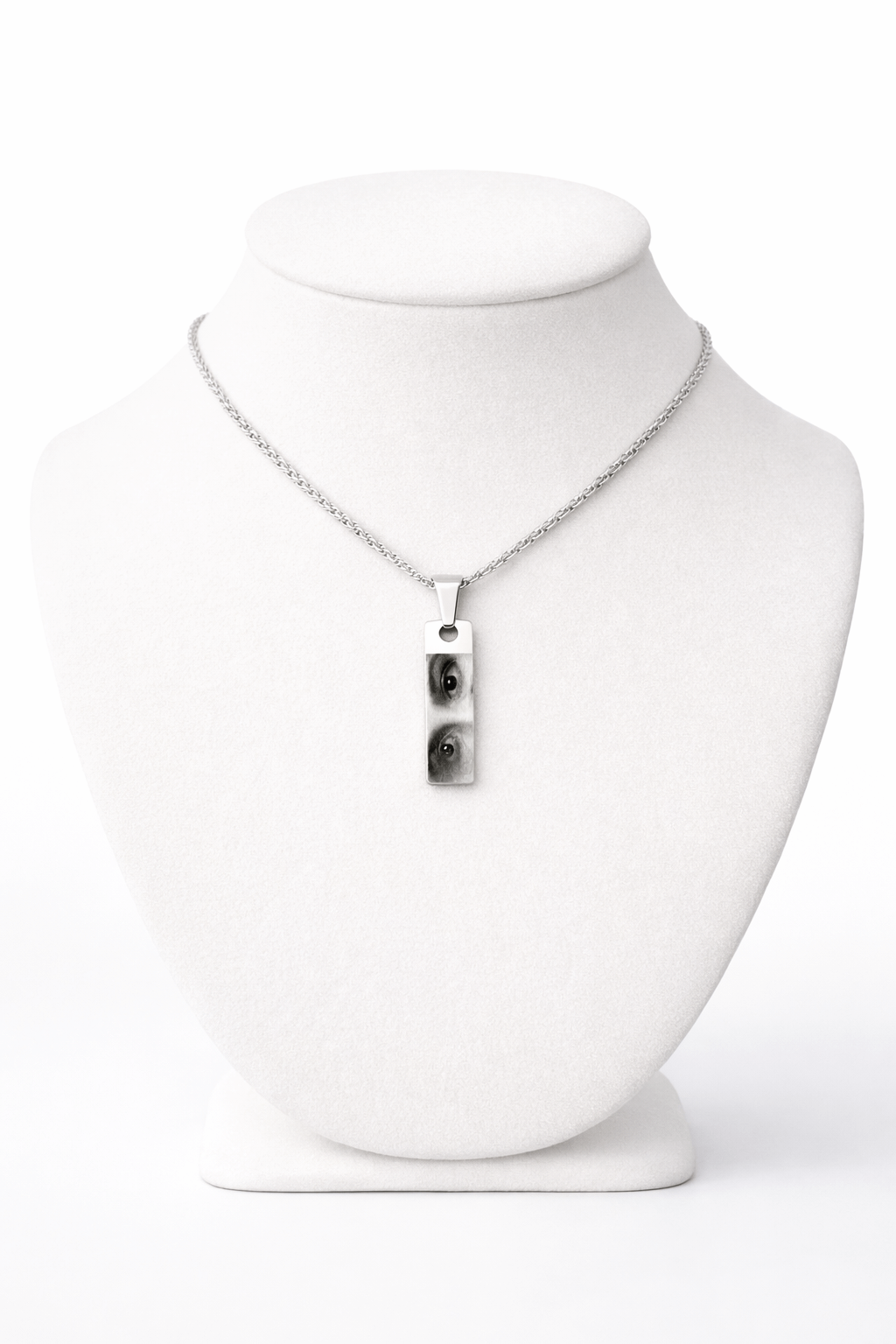 collana fotografica personalizzata occhi