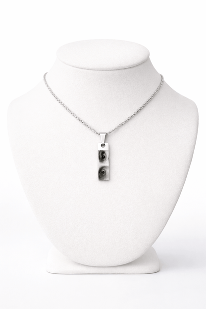 collana fotografica personalizzata occhi