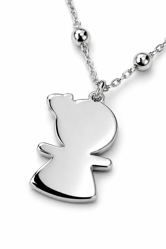 Collana Girocollo Personalizzata con Incisione Laser – Ciondolo Acciaio a Specchio | Gioiello Donna EvermadeLab Made in Italy 🇮🇹