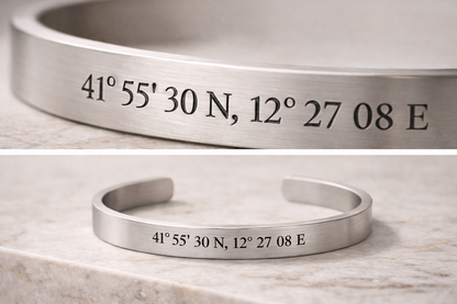 Bracciale incisione personalizzata