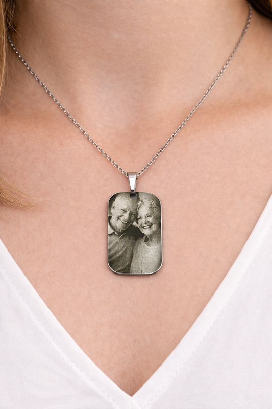 Collana Personalizzata Foto incisa