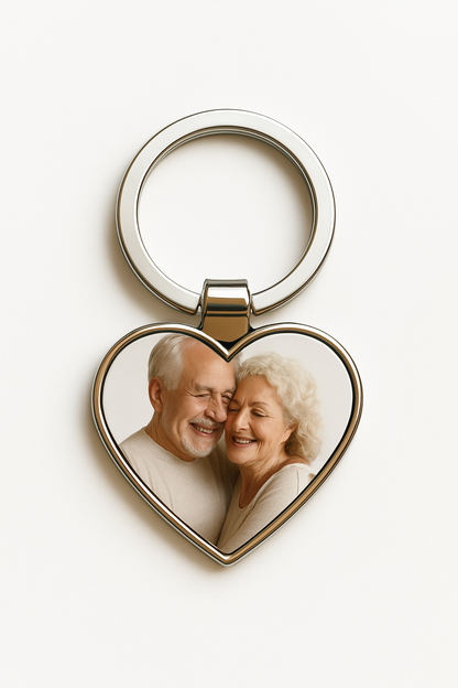 Portachiavi Cuore Personalizzato Stampa