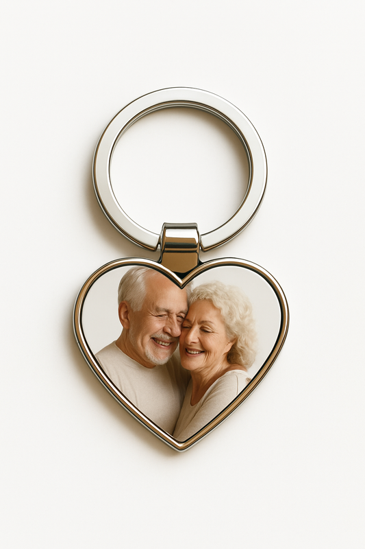 Portachiavi Cuore Personalizzato Stampa