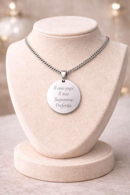 Collana personalizzata Tondo