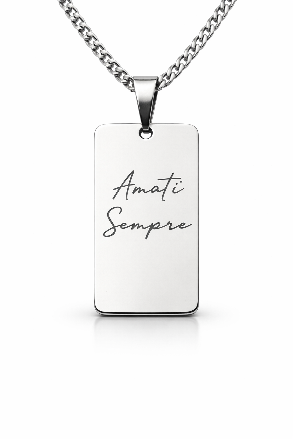 Collana incisione personalizzata