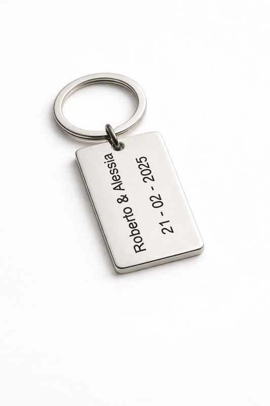 Portachiavi incisione personalizzata