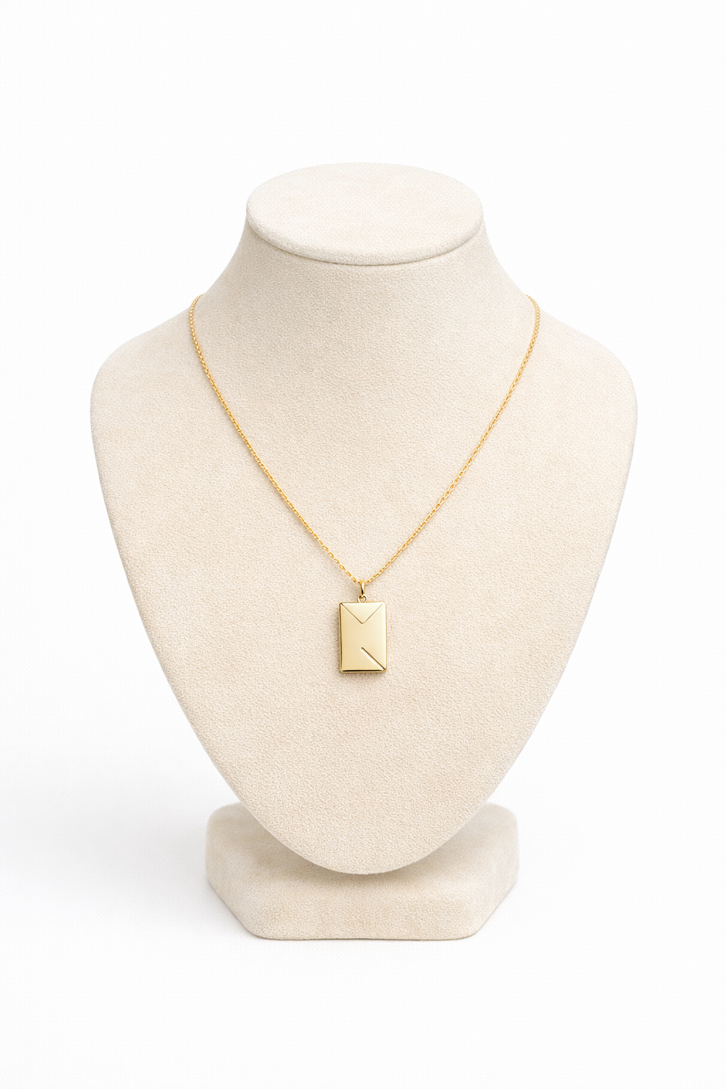 Collana Ciondolo Lettera Apribile in Acciaio Lucido – Incisione Personalizzata | EvermadeLab