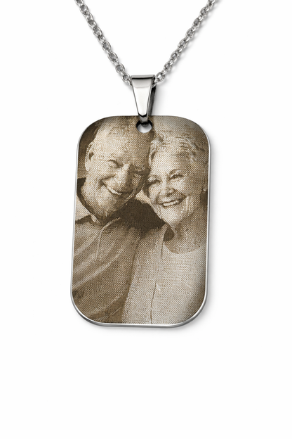 Collana Personalizzata Foto incisa