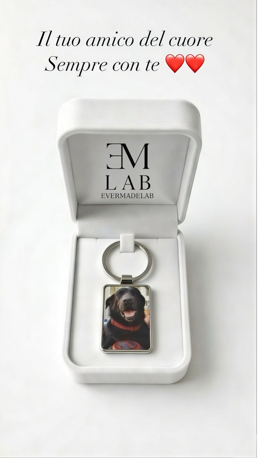 Portachiavi foto personalizzato